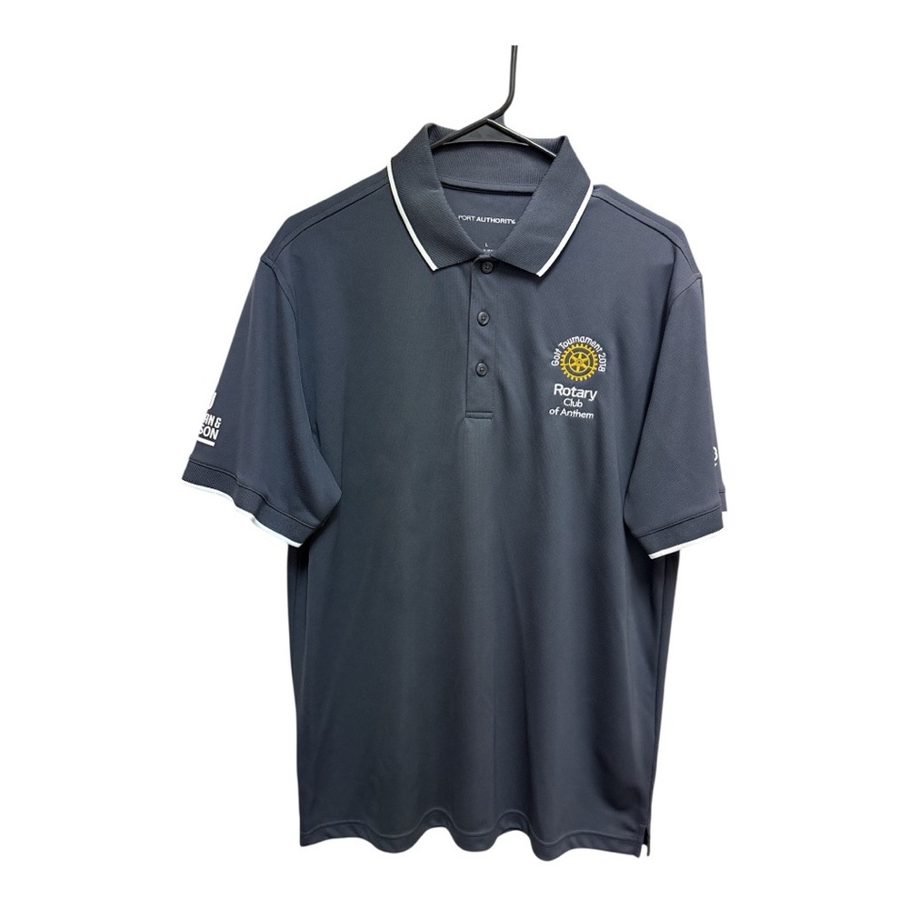 Port Authority Black Polo Shirt Classic Design